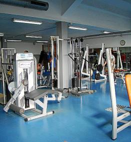 Sala de musculación del Polideportivo