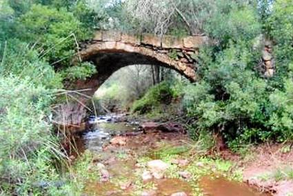 El mal estado del puente de Binimoti, que pasa por el Camí d’en Kane, es más que evidente