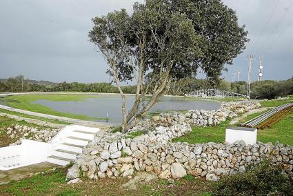 Instalaciones de la depuradora en Biniancollet, donde se da tratamiento terciario al agua residual