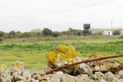 Terrenos en los que está previsto construir los dos depósitos de Ciutadella.