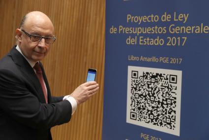 MONTORO PRESENTA EN EL CONGRESO LOS PRESUPUESTOS DE 2017