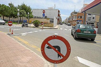 Fue sorprendido en la gasolinera del carrer de la Creu.