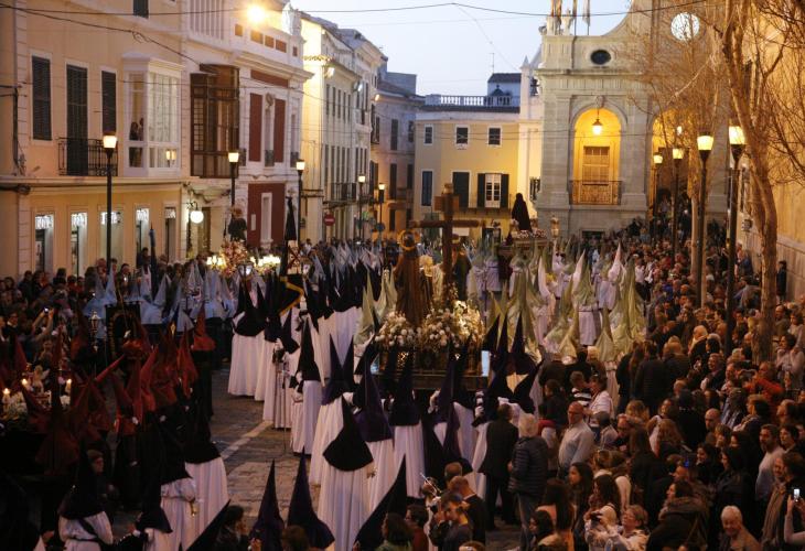 Processó del Sant Enterrament a Maó