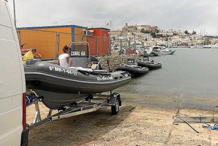 El servicio dura hasta el 30 de septiembre. En la imagen, una embarcación en Eivissa