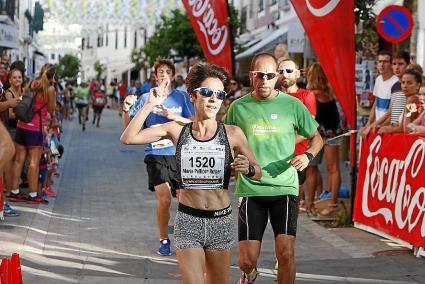 Diversidad y competición. La carrera de Es Mercadal reunió todo tipo de atletas y objetivos deportivos