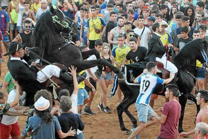 La reyerta ocurrió en plena fiesta, en una calle próxima a la Explanada, donde tenía lugar el jaleo