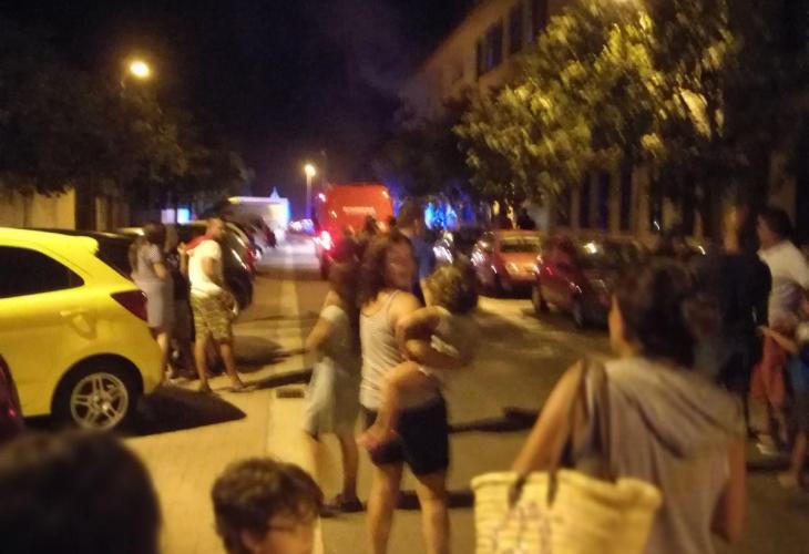 Se optó por evacuar el edificio por precaución