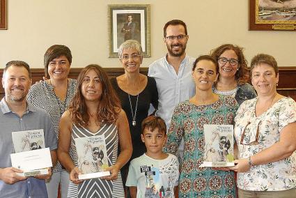 Imagen de la entrega de premios,este viernes en las dependencias del Ayuntamiento de Maó