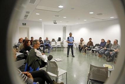 Imagen de una asamblea de Podemos Menorca, del pasado mes de enero