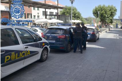 Imagen de la detención practicada por la Policía Nacional.