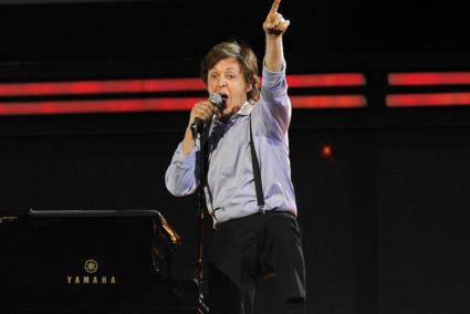 El cantante Paul McCartney