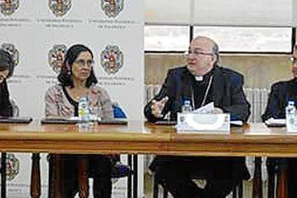 Francesc Conesa, durante su intervención en Salamanca