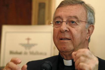 Sebastià Taltavull, durante la entrevista en el Palacio Episcopal de Palma, al que llegó hace un año.