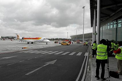 PALMA . SON SANT JOAN. Inauguración de las nuevas instalaciones de la terminal interislas