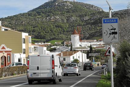 Los dos dispositivos en la entrada y salida de Es Mercadal han captado a 7.698 infractores hasta finales de octubre