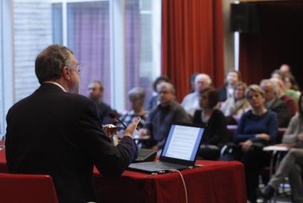 José María Ezquiaga explica el avance del PTI este viernes en el Consell