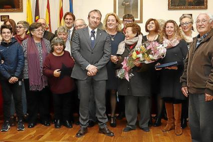 A l'acte hi assistí una nodrida representació de la família Fuxà