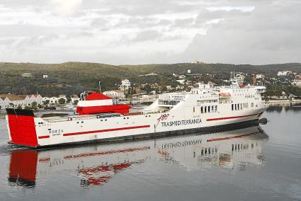 Menorca Mao Gemma Andreu barco trasmediterranea Forza ruta Mao Palma