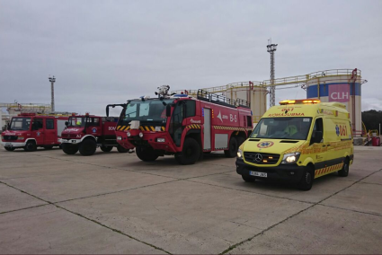 Equipos de emergencias en las instalaciones