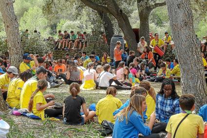 La festa anual de l’escoltisme. La diada escolta de Sant Jordi suposa el principal esdeveniment conjunt entre els joves dels set