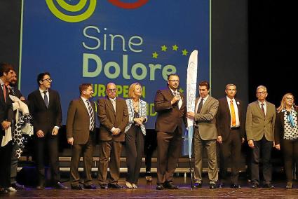 Durante la gala, el presidente de la Fundación Sine Dolore, Jordi Moya, pronunció unas palabras.