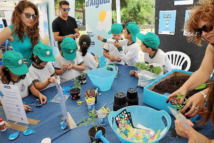 Una vintena d’expositors conformen la fira i el mercat, on s’hi poden trobar des de cosmètics naturals fins a pastes integrals,