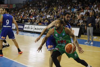 Pack, el pasado mayo en la fase final de ascenso en Bintaufa, con la camiseta del Zornotza