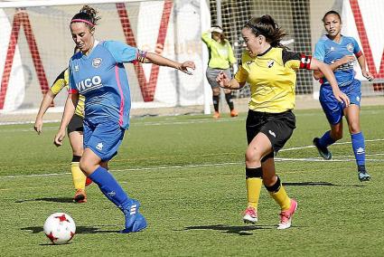 Irene decidió con su gol para las azuladas.