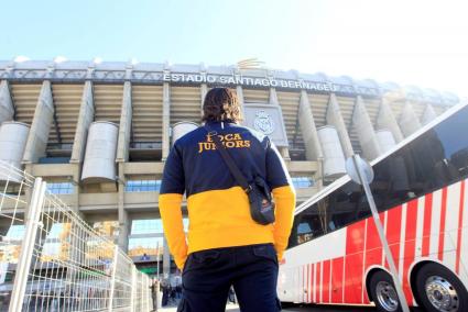 Aficionados de Boca Juniors y River Plate