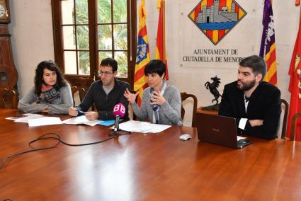 Menorca Ciutadella roda de prensa pla general ajuntament de Ciutadell