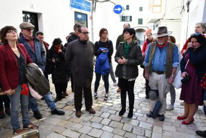 El homenaje a las víctimas de Ciutadella de Mauthausen lo ha organizado el sindicato CGT.