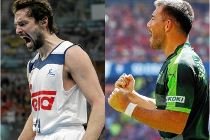 Sergio Llull y Sergio Enrich