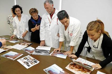 La presentació del calendari sobre l’alletament matern fou aquest dijoud migdia a l’hospital Mateu Orfila