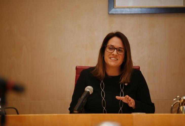 La presidenta del Consell, Susana Mora, pronunció el discurso institucional de Sant Antoni