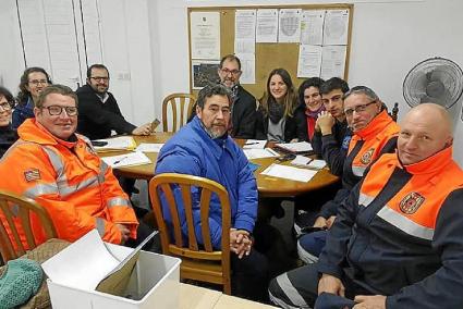 Protección Civil, 112, Cruz Roja, Policía Local y Ayuntamiento de Ciutadella se reunieron el miércoles en el local de Protección