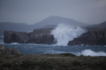 Imagen del temporal de la semana pasada en Cavalleria.