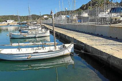 El muelle de Es Jonquets, entre el puente de la Colársega y el Cós Nou