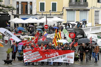 Imagen de archivo de la marcha sindical del 1 de mayo del año pasado.