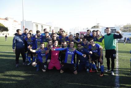 MENORCA - FUTBOL - FORMACION DE LA UNION TRAS GANAR LA LIGA 2018-2019.