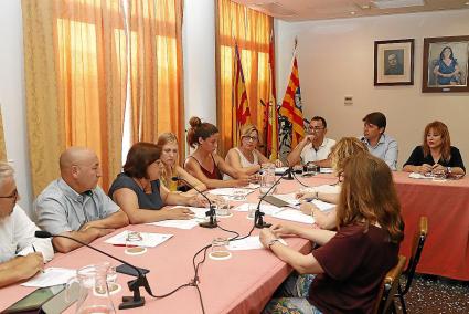 La Corporación de Sant Lluís este jueves en el pleno que aprobó el organigrama para el mandato