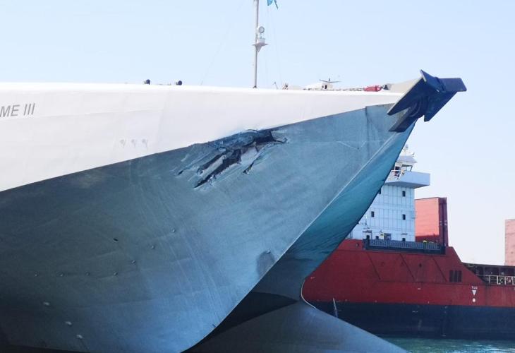 Choque de barcos en Alcúdia