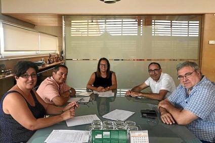 Lourdes Manzano, Guillem Coll, Susana Mora, Josep Pastrana y Miguel Ángel Romero.