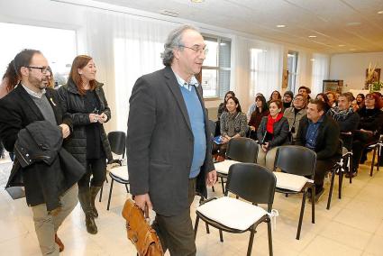 Imagen de la rueda de prensa de presentación del anteproyecto que se hizo en la Isla, en febrero.