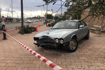 El accidente tuvo lugar sobre las 21 horas del pasado jueves en el Andén de Poniente.