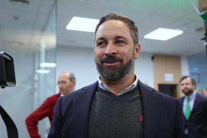 El presidente de Vox, Santiago Abascal