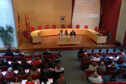 La jornada ha tenido lugar este viernes en el salón de plenos del Consell.