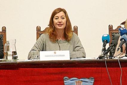 La presidenta del Govern, Francina Armengol