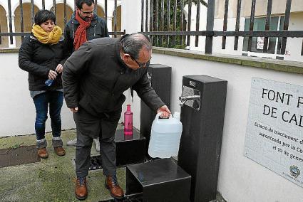 La fuente de agua potable de Calàbria se inauguró en febrero.