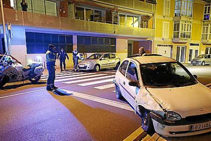 El vehículo accidentado