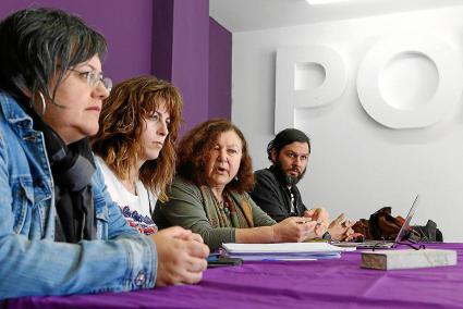 Cristina Gómez y Mae de la Concha, durante una comparecencia conjunta dos años atrás.